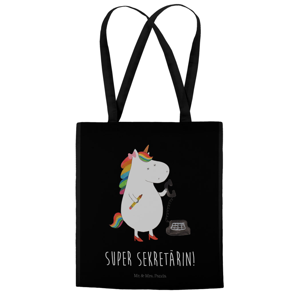 Tragetasche Einhorn Sekretärin Beuteltasche, Beutel, Einkaufstasche, Jutebeutel, Stoffbeutel, Einhorn, Einhörner, Einhorn Deko, Pegasus, Unicorn, Sekretärin, Büro, Rechtsanwältin, Rechtsanwaltsgehilfin, Steuerbüro, Steuerkanzlei, Bürokraft, Bürohilfe