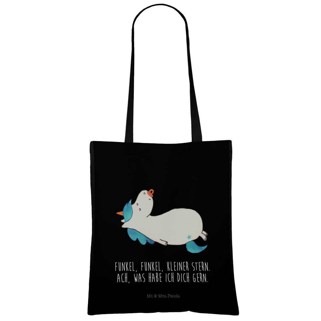 Tragetasche Einhorn Schnullie Beuteltasche, Beutel, Einkaufstasche, Jutebeutel, Stoffbeutel, Einhorn, Einhörner, Einhorn Deko, Pegasus, Unicorn, Baby, Kleinkind, Geburt, Geburtstag, Säugling, Schnuller, Geschenk Geburt, Mutter, Mama