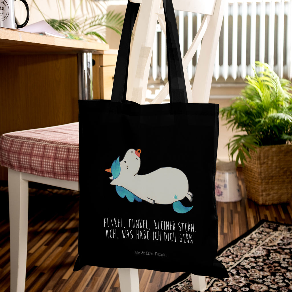 Tragetasche Einhorn Schnullie Beuteltasche, Beutel, Einkaufstasche, Jutebeutel, Stoffbeutel, Einhorn, Einhörner, Einhorn Deko, Pegasus, Unicorn, Baby, Kleinkind, Geburt, Geburtstag, Säugling, Schnuller, Geschenk Geburt, Mutter, Mama