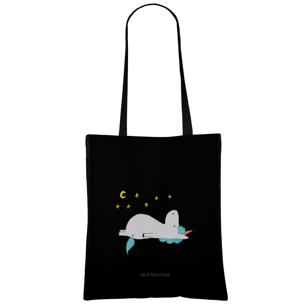 Tragetasche Einhorn Sternenhimmel Beuteltasche, Beutel, Einkaufstasche, Jutebeutel, Stoffbeutel, Einhorn, Einhörner, Einhorn Deko, Pegasus, Unicorn, Sterne, Dachschaden, Verrückt, Sternenhimmel
