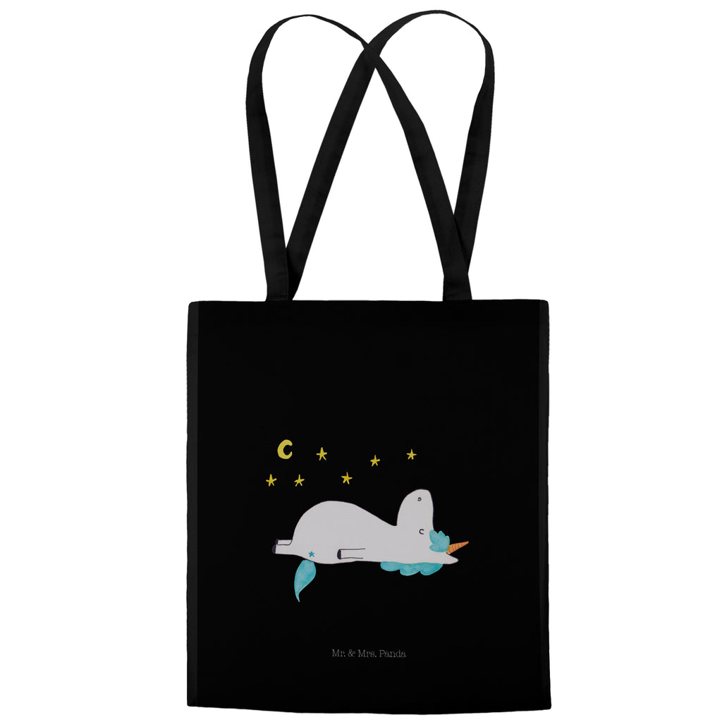 Tragetasche Einhorn Sternenhimmel Beuteltasche, Beutel, Einkaufstasche, Jutebeutel, Stoffbeutel, Einhorn, Einhörner, Einhorn Deko, Pegasus, Unicorn, Sterne, Dachschaden, Verrückt, Sternenhimmel
