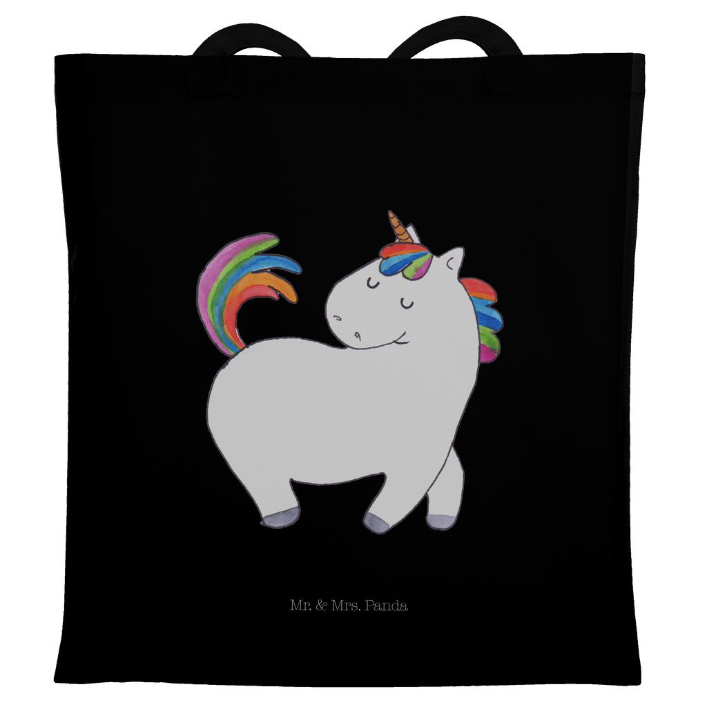Tragetasche Einhorn stolzierend Beuteltasche, Beutel, Einkaufstasche, Jutebeutel, Stoffbeutel, Einhorn, Einhörner, Einhorn Deko, Pegasus, Unicorn, stolz, anders, bunt, Pferd, Reiter, Reiten, Freundin, Geschenk