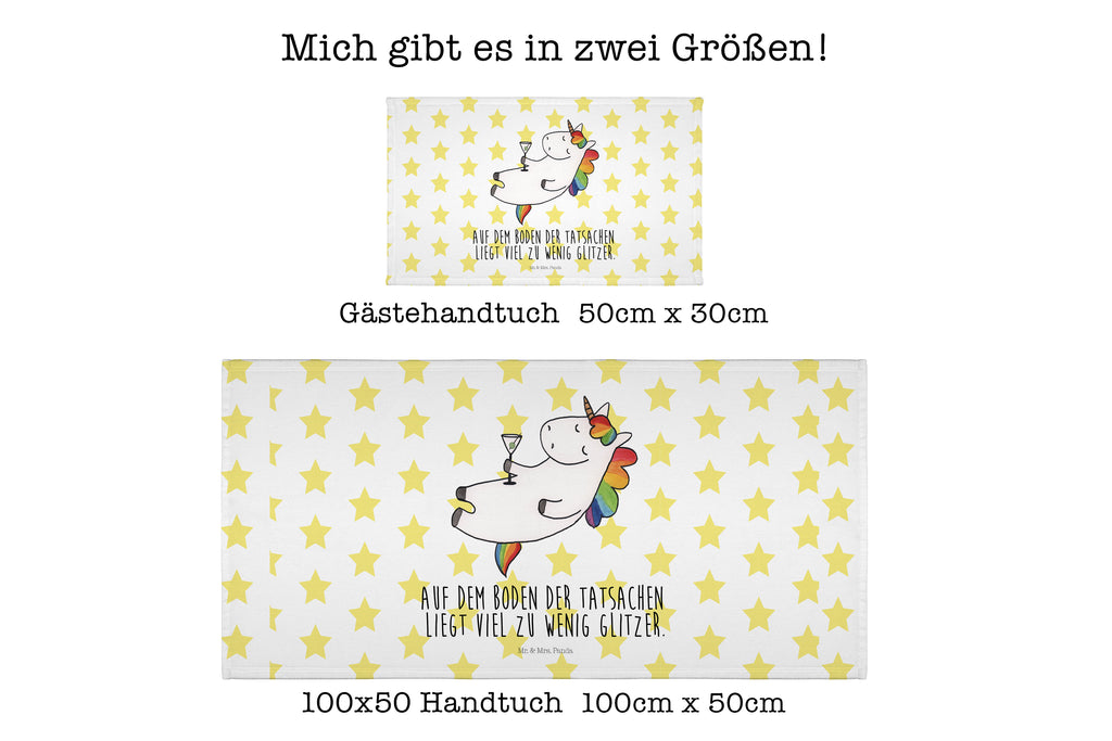 Gäste Handtuch Einhorn Cocktail Gästetuch, Reisehandtuch, Sport Handtuch, Frottier, Kinder Handtuch, Einhorn, Einhörner, Einhorn Deko, Pegasus, Unicorn, Party, Spaß, Feiern, Caipirinha, Rum, Cuba Libre, Sekt, Freundin, Geburtstag, lustig, witzig, Spruch, Glitzer