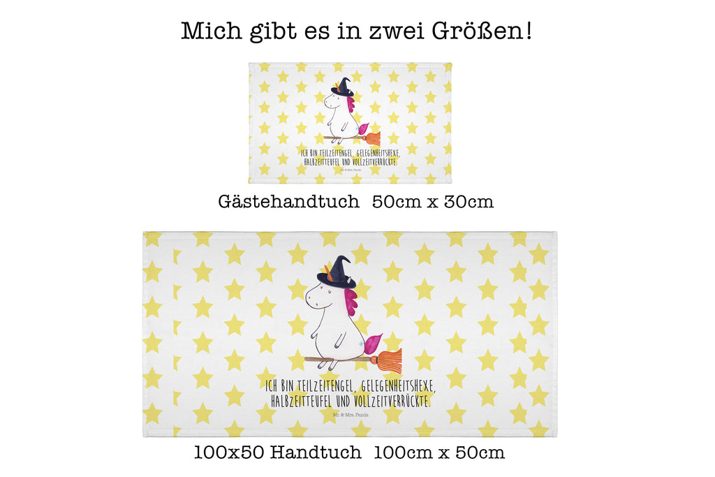 Gäste Handtuch Einhorn Hexe Gästetuch, Reisehandtuch, Sport Handtuch, Frottier, Kinder Handtuch, Einhorn, Einhörner, Einhorn Deko, Pegasus, Unicorn, Frau, Ehefrau, Hexe, Teufel, Engel, Verrückte, Freundin, Leben, Zicke