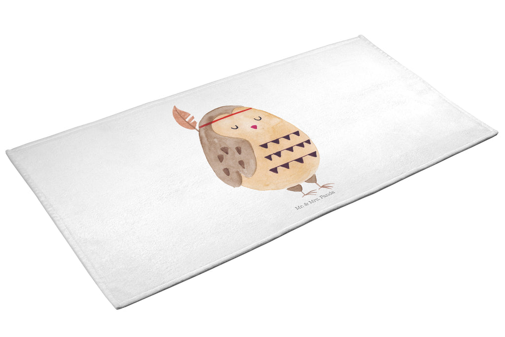 50 x 100 Handtuch Eule Federschmuck Handtuch, Badehandtuch, Badezimmer, Handtücher, groß, Kinder, Baby, Eule, Eule Deko, Owl, Das Leben ist ein Abenteuer, Reisespruch, Federschmuck, Dekoration
