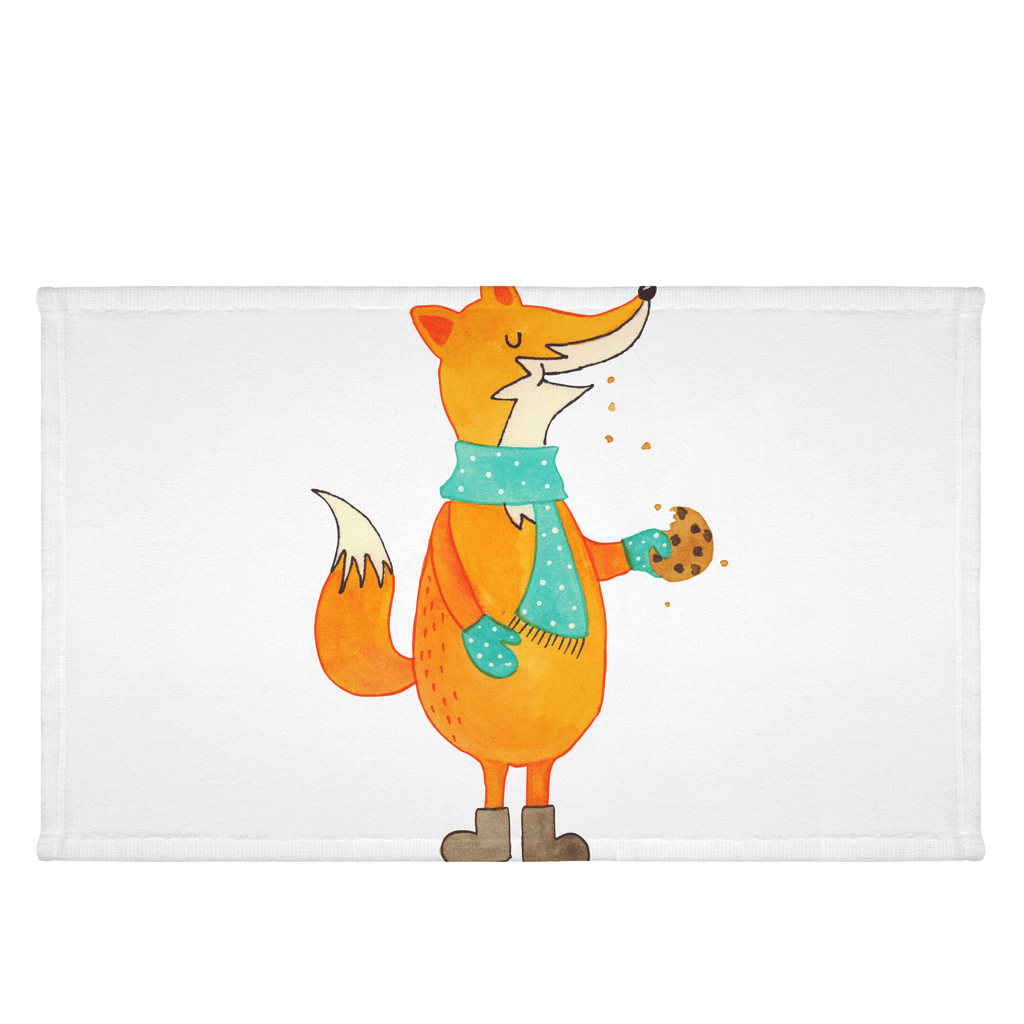 50 x 100 Handtuch Fuchs Keks Handtuch, Badehandtuch, Badezimmer, Handtücher, groß, Kinder, Baby, Fuchs, Füchse, Backen Spruch, Kekse, Winter, Weihnachtszeit, Plätzchen, Liebe, Küche Deko