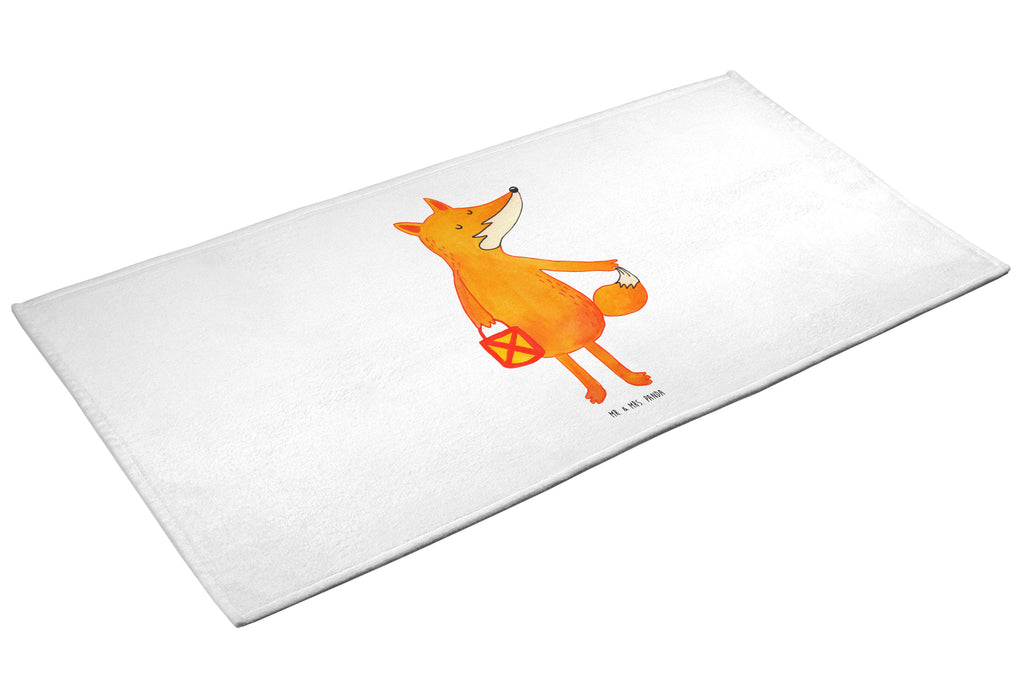 50 x 100 Handtuch Fuchs Laterne Handtuch, Badehandtuch, Badezimmer, Handtücher, groß, Kinder, Baby, Fuchs, Füchse, Spruch trösten, Liebeskummer Spruch, Laterne, Sankt Martin, Laternenumzug, Aufmuntern, Cäsar Otto Hugo Flaischlen