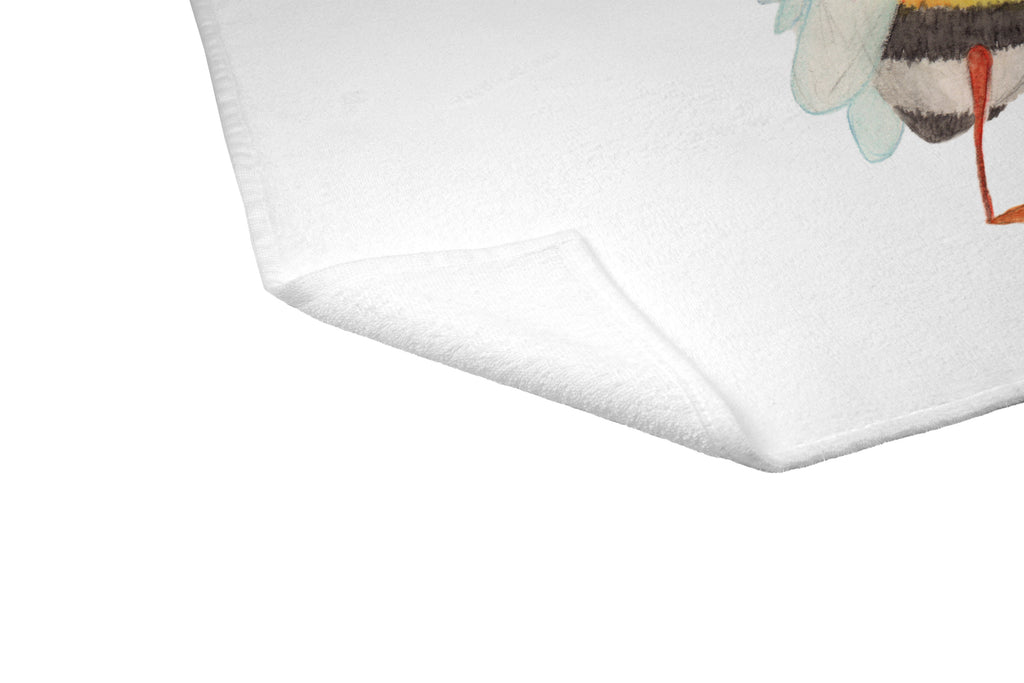 50 x 100 Handtuch Hummeln mit Kleeblatt Handtuch, Badehandtuch, Badezimmer, Handtücher, groß, Kinder, Baby, Tiermotive, Gute Laune, lustige Sprüche, Tiere, Hummel, Biene, Spruch positiv, Biene Deko, Spruch schön, glücklich sein, glücklich werden, Spruch fröhlich