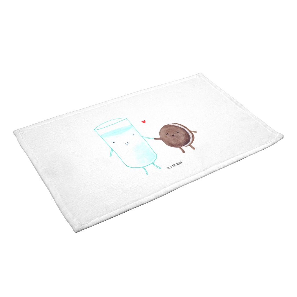 50 x 100 Handtuch Milch & Keks Handtuch, Badehandtuch, Badezimmer, Handtücher, groß, Kinder, Baby, Tiermotive, Gute Laune, lustige Sprüche, Tiere, Milk, Cookie, Milch, Keks, Kekse, Kaffee, Einladung Frühstück, Motiv süß, romantisch, perfektes Paar