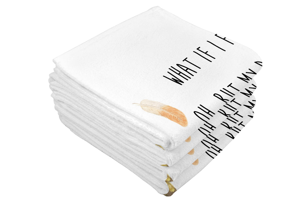 50 x 100 Handtuch Rotkehlchen mit Federn Handtuch, Badehandtuch, Badezimmer, Handtücher, groß, Kinder, Baby, Tiermotive, Gute Laune, lustige Sprüche, Tiere, What if i fall, Rotkehlchen, Spruch Motivation, Spruch Mut, Vogel, Motivation Sprüche, Motivationsbilder, fliegen