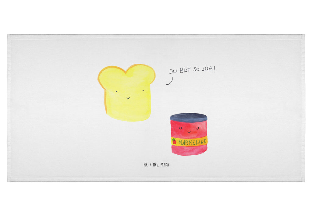 50 x 100 Handtuch Toast & Marmelade Handtuch, Badehandtuch, Badezimmer, Handtücher, groß, Kinder, Baby, Tiermotive, Gute Laune, lustige Sprüche, Tiere, Toast, Marmelade, Dreamteam, süße Postkarte, süß, Küche Deko, Küche Spruch, Frühstück Einladung, Brot, Toastbrot
