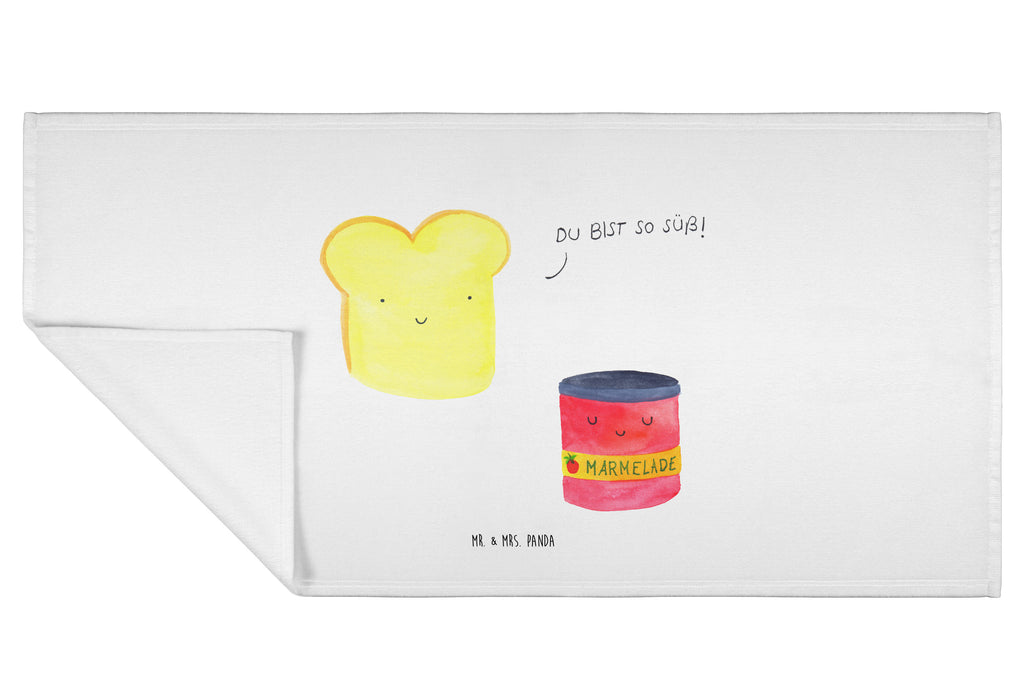 50 x 100 Handtuch Toast & Marmelade Handtuch, Badehandtuch, Badezimmer, Handtücher, groß, Kinder, Baby, Tiermotive, Gute Laune, lustige Sprüche, Tiere, Toast, Marmelade, Dreamteam, süße Postkarte, süß, Küche Deko, Küche Spruch, Frühstück Einladung, Brot, Toastbrot