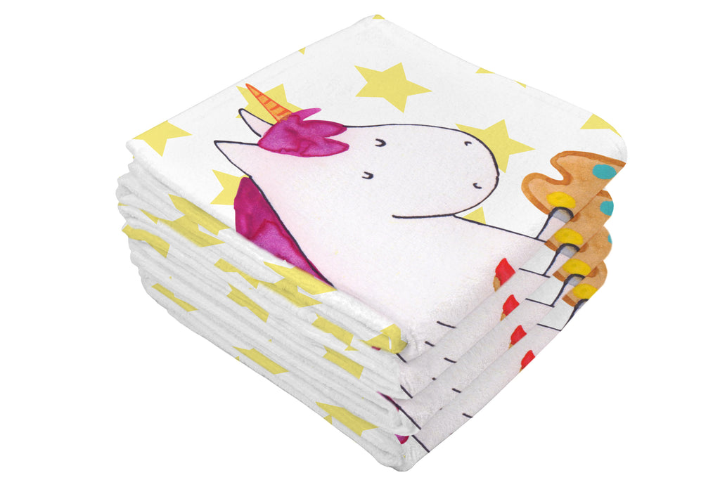 50 x 100 Handtuch Einhorn Künstler Handtuch, Badehandtuch, Badezimmer, Handtücher, groß, Kinder, Baby, Einhorn, Einhörner, Einhorn Deko, Pegasus, Unicorn, Englisch, Künstler, Artist, Malen, Zeichnen, Welt, Farbe, Stift, Pinsel, Geschenk, Maler