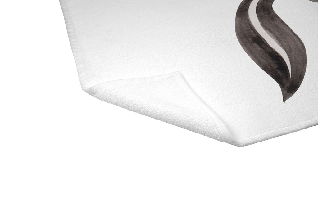 50 x 100 Handtuch Stinktier Ball Handtuch, Badehandtuch, Badezimmer, Handtücher, groß, Kinder, Baby, Stinktier, Skunk, Wildtier, Raubtier, Stinker, Stinki, verspielt, Weisheit