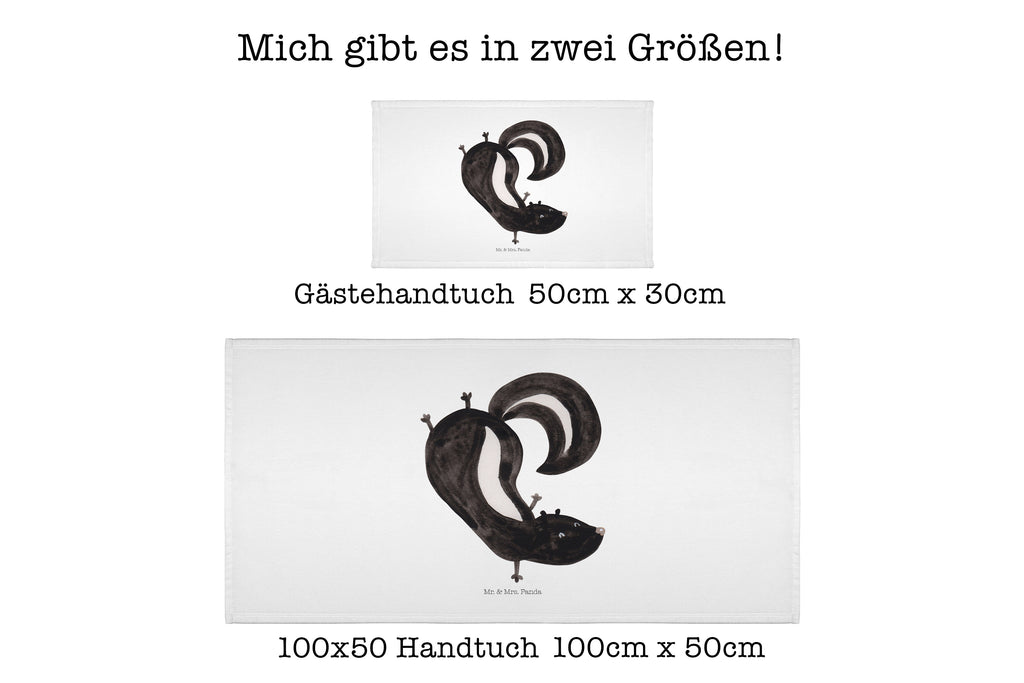50 x 100 Handtuch Stinktier Handstand Handtuch, Badehandtuch, Badezimmer, Handtücher, groß, Kinder, Baby, Stinktier, Skunk, Wildtier, Raubtier, Stinker, Stinki, Spielplatz, verpielt, Kind