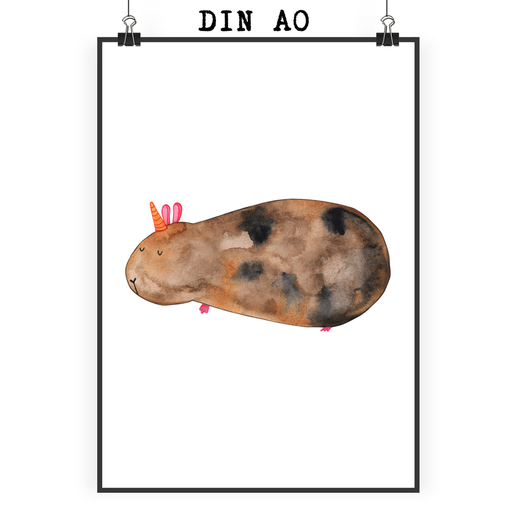Poster Meerhörnchen Poster, Wandposter, Bild, Wanddeko, Küchenposter, Kinderposter, Wanddeko Bild, Raumdekoration, Wanddekoration, Handgemaltes Poster, Mr. & Mrs. Panda Poster, Designposter, Kunstdruck, Posterdruck, Einhorn, Einhörner, Einhorn Deko, Pegasus, Unicorn, Meerhörnchen, Meericorn, Meerschwein, Meerschweinchen