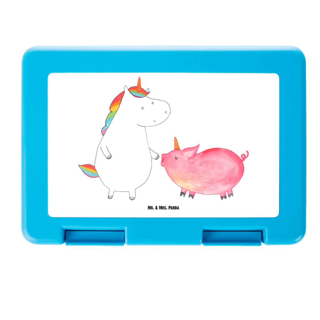 Brotdose Einhorn + Schweinhorn Brotbox, Snackbox, Lunch box, Butterbrotdose, Brotzeitbox, Einhorn, Einhörner, Einhorn Deko, Pegasus, Unicorn, Freundschaft, Schweinhorn, Schwein, Freundin, Schweinchen