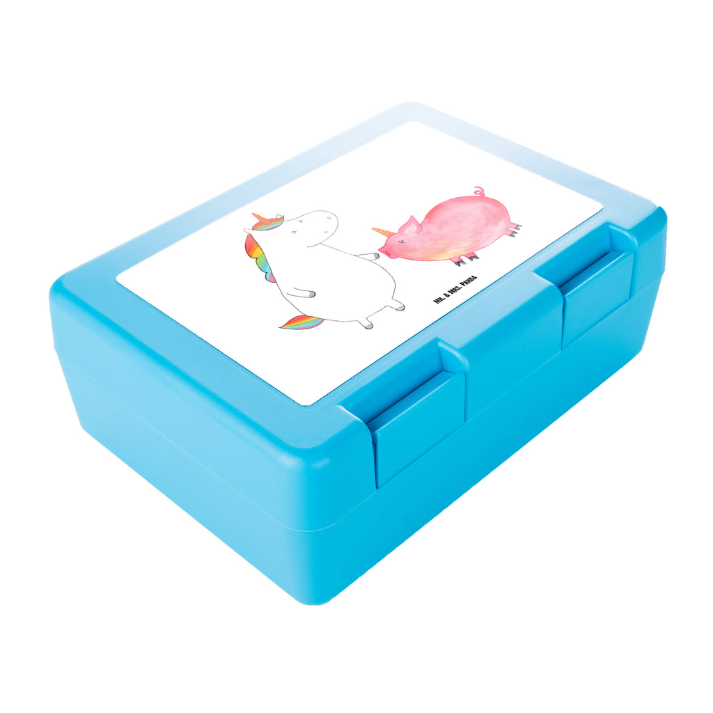 Brotdose Einhorn + Schweinhorn Brotbox, Snackbox, Lunch box, Butterbrotdose, Brotzeitbox, Einhorn, Einhörner, Einhorn Deko, Pegasus, Unicorn, Freundschaft, Schweinhorn, Schwein, Freundin, Schweinchen