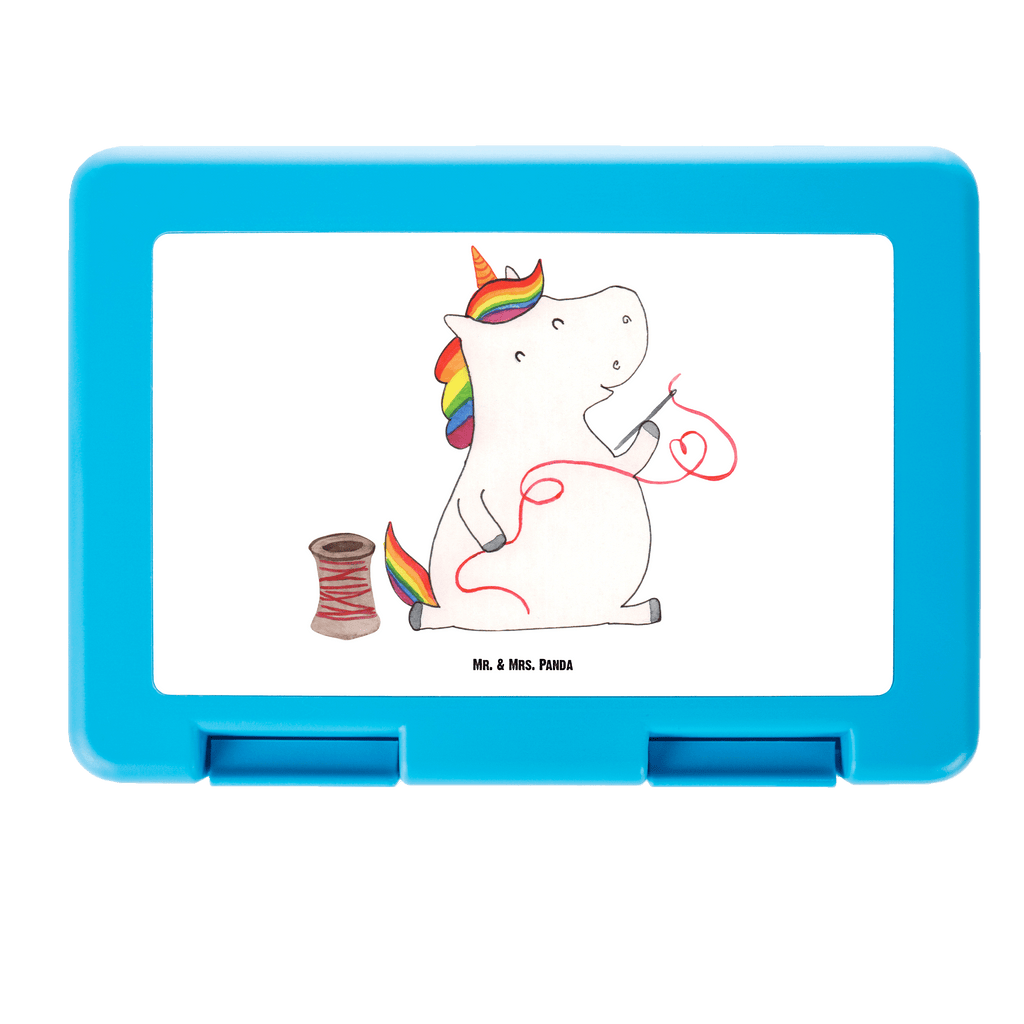 Brotdose Einhorn Näherin Brotbox, Snackbox, Lunch box, Butterbrotdose, Brotzeitbox, Einhorn, Einhörner, Einhorn Deko, Pegasus, Unicorn, Näherin, nähen, Mädchen, Freundin, Häkeln, Stricken, basteln, Nähzimmer