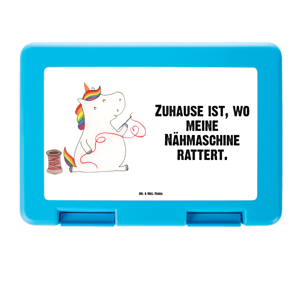 Brotdose Einhorn Näherin Brotbox, Snackbox, Lunch box, Butterbrotdose, Brotzeitbox, Einhorn, Einhörner, Einhorn Deko, Pegasus, Unicorn, Näherin, nähen, Mädchen, Freundin, Häkeln, Stricken, basteln, Nähzimmer