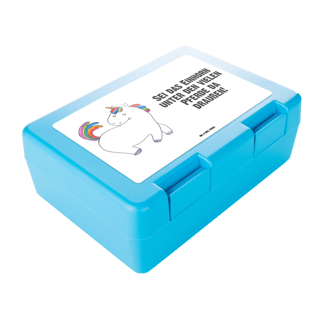 Brotdose Einhorn stolzierend Brotbox, Snackbox, Lunch box, Butterbrotdose, Brotzeitbox, Einhorn, Einhörner, Einhorn Deko, Pegasus, Unicorn, stolz, anders, bunt, Pferd, Reiter, Reiten, Freundin, Geschenk