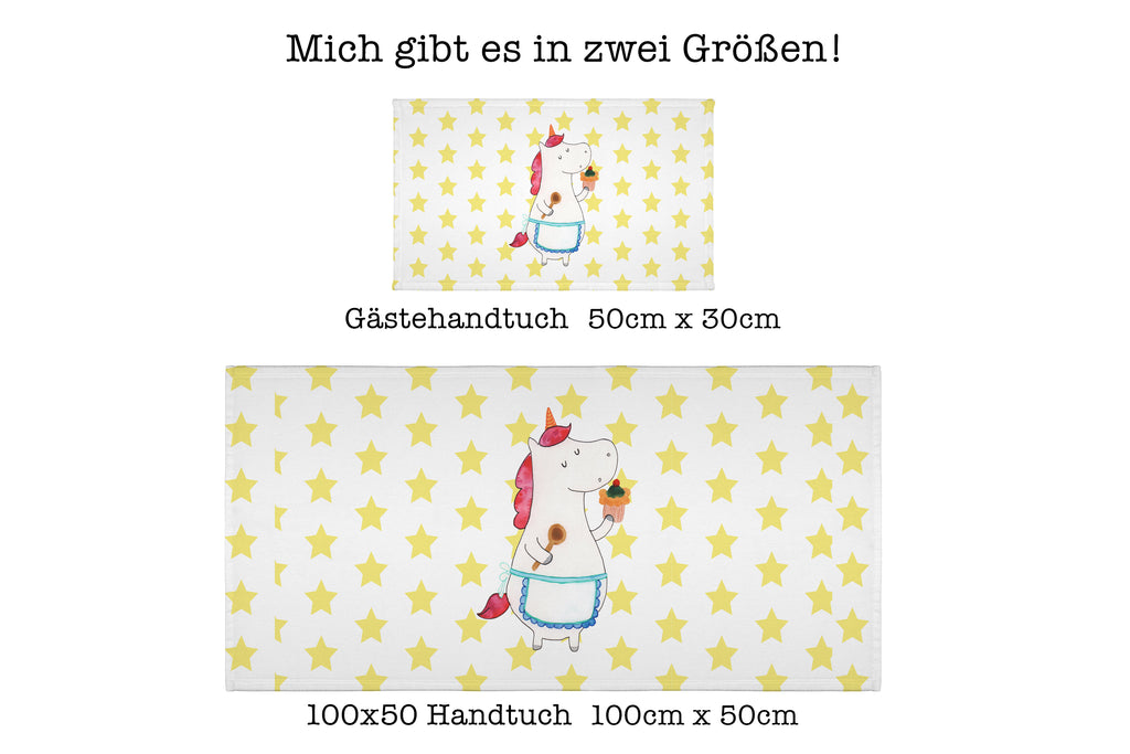 Gäste Handtuch Einhorn Küchenfee Gästetuch, Reisehandtuch, Sport Handtuch, Frottier, Kinder Handtuch, Einhorn, Einhörner, Einhorn Deko, Pegasus, Unicorn, backen, Muffin, Motivation, Träumer, träumen, Bäckerin, Hobbykoch, Koch, Torte, Kuchen