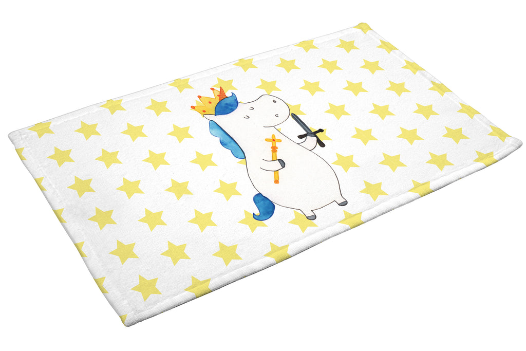 Gäste Handtuch Einhorn König mit Schwert Gästetuch, Reisehandtuch, Sport Handtuch, Frottier, Kinder Handtuch, Einhorn, Einhörner, Einhorn Deko, Pegasus, Unicorn, König, Ritter, Mittelalter