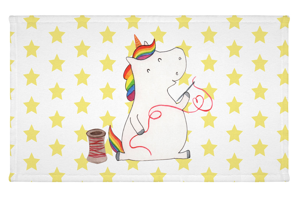 Gäste Handtuch Einhorn Näherin Gästetuch, Reisehandtuch, Sport Handtuch, Frottier, Kinder Handtuch, Einhorn, Einhörner, Einhorn Deko, Pegasus, Unicorn, Näherin, nähen, Mädchen, Freundin, Häkeln, Stricken, basteln, Nähzimmer