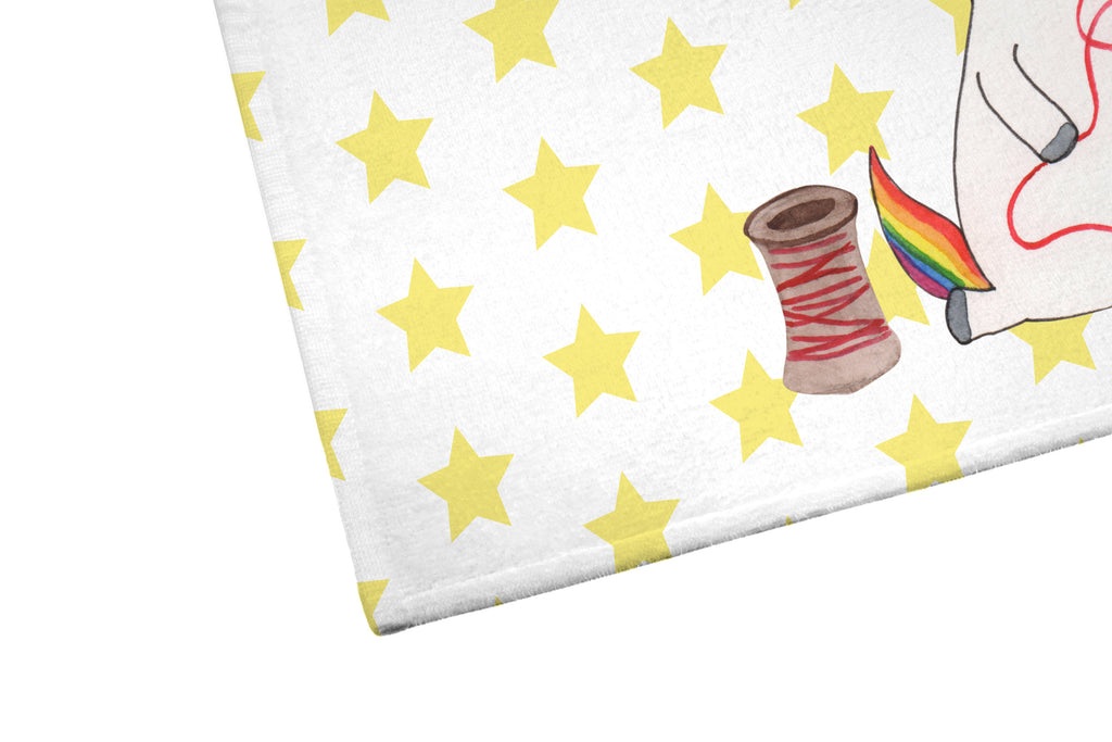 Gäste Handtuch Einhorn Näherin Gästetuch, Reisehandtuch, Sport Handtuch, Frottier, Kinder Handtuch, Einhorn, Einhörner, Einhorn Deko, Pegasus, Unicorn, Näherin, nähen, Mädchen, Freundin, Häkeln, Stricken, basteln, Nähzimmer