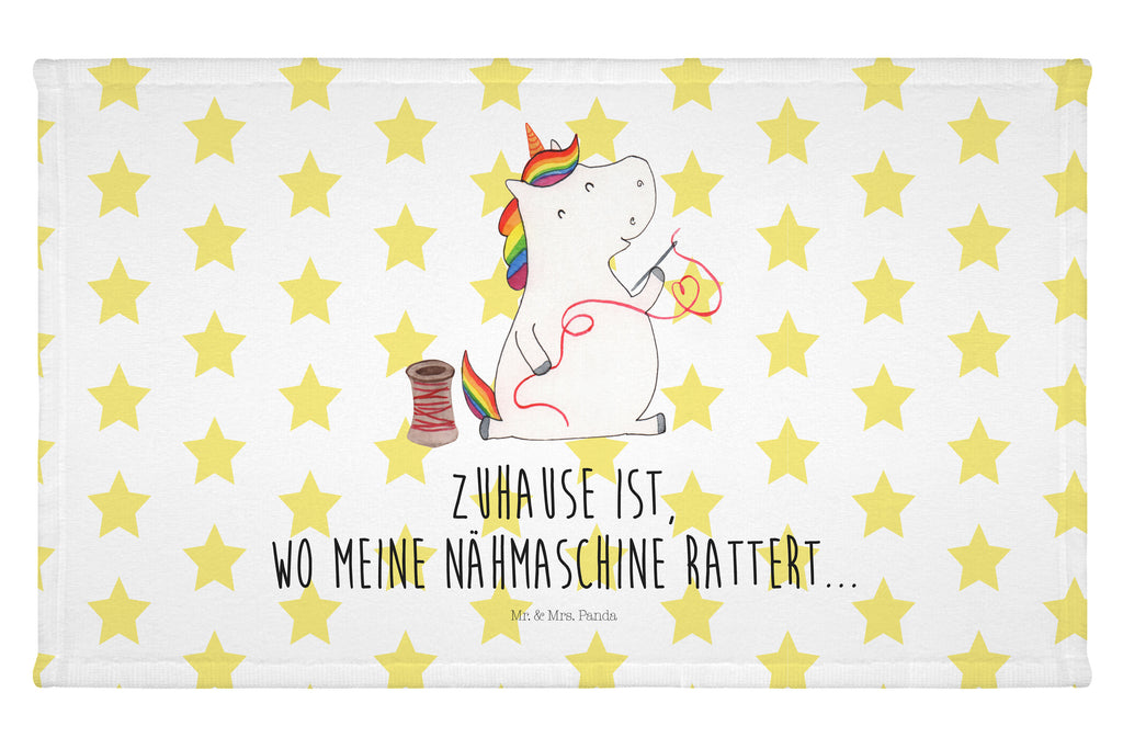 Gäste Handtuch Einhorn Näherin Gästetuch, Reisehandtuch, Sport Handtuch, Frottier, Kinder Handtuch, Einhorn, Einhörner, Einhorn Deko, Pegasus, Unicorn, Näherin, nähen, Mädchen, Freundin, Häkeln, Stricken, basteln, Nähzimmer