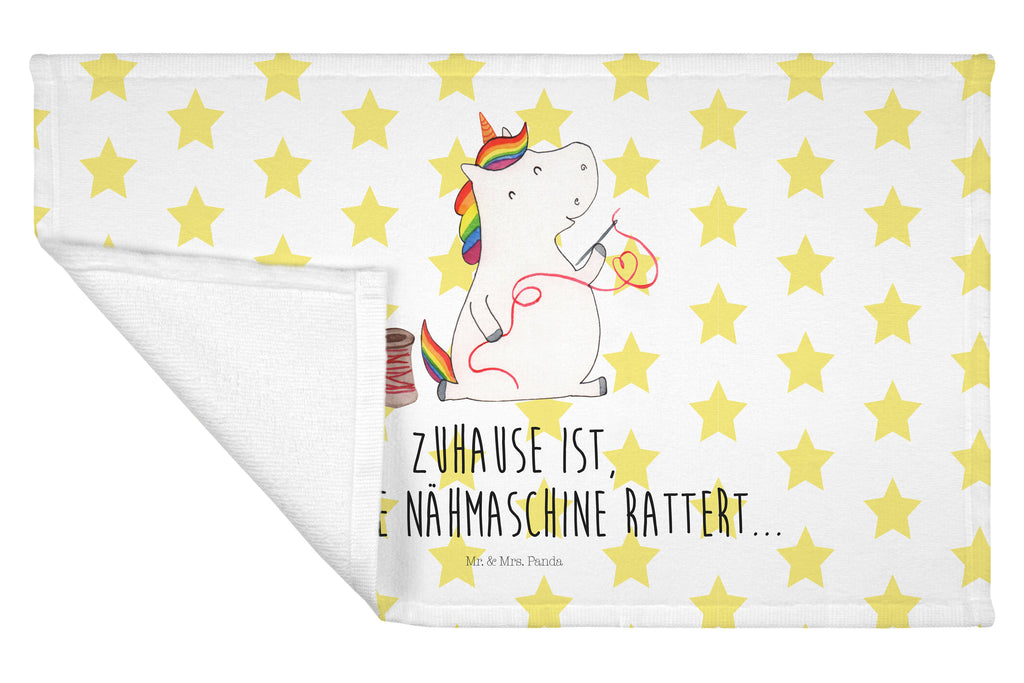 Gäste Handtuch Einhorn Näherin Gästetuch, Reisehandtuch, Sport Handtuch, Frottier, Kinder Handtuch, Einhorn, Einhörner, Einhorn Deko, Pegasus, Unicorn, Näherin, nähen, Mädchen, Freundin, Häkeln, Stricken, basteln, Nähzimmer