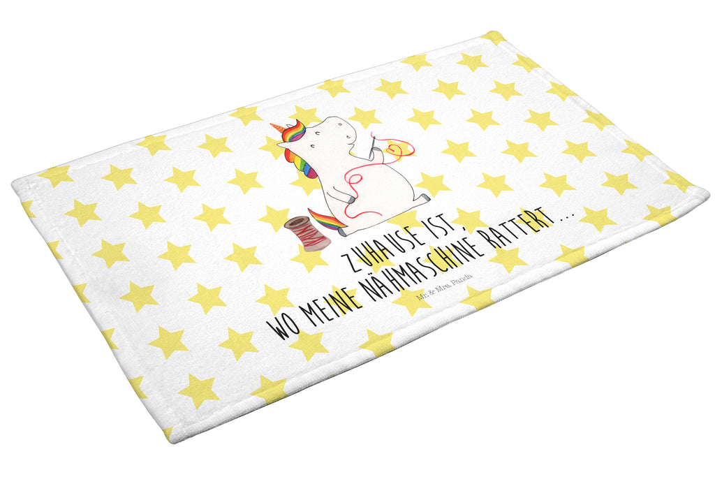 Gäste Handtuch Einhorn Näherin Gästetuch, Reisehandtuch, Sport Handtuch, Frottier, Kinder Handtuch, Einhorn, Einhörner, Einhorn Deko, Pegasus, Unicorn, Näherin, nähen, Mädchen, Freundin, Häkeln, Stricken, basteln, Nähzimmer