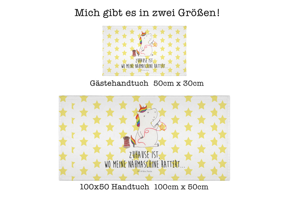 Gäste Handtuch Einhorn Näherin Gästetuch, Reisehandtuch, Sport Handtuch, Frottier, Kinder Handtuch, Einhorn, Einhörner, Einhorn Deko, Pegasus, Unicorn, Näherin, nähen, Mädchen, Freundin, Häkeln, Stricken, basteln, Nähzimmer