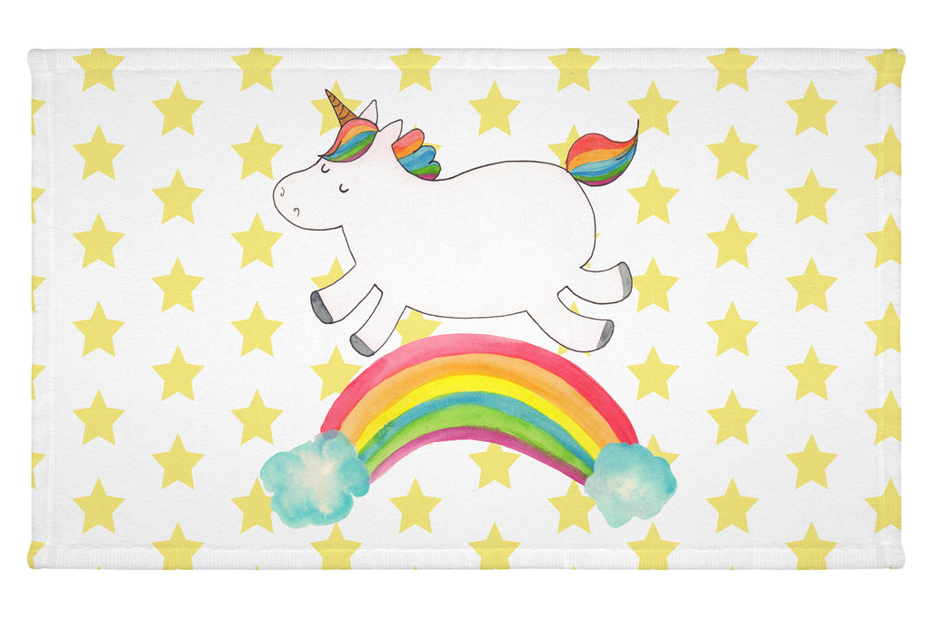 Gäste Handtuch Einhorn Regenbogen Gästetuch, Reisehandtuch, Sport Handtuch, Frottier, Kinder Handtuch, Einhorn, Einhörner, Einhorn Deko, Pegasus, Unicorn, Regenbogen, Glitzer, Einhornpower, Erwachsenwerden, Einhornautobahn