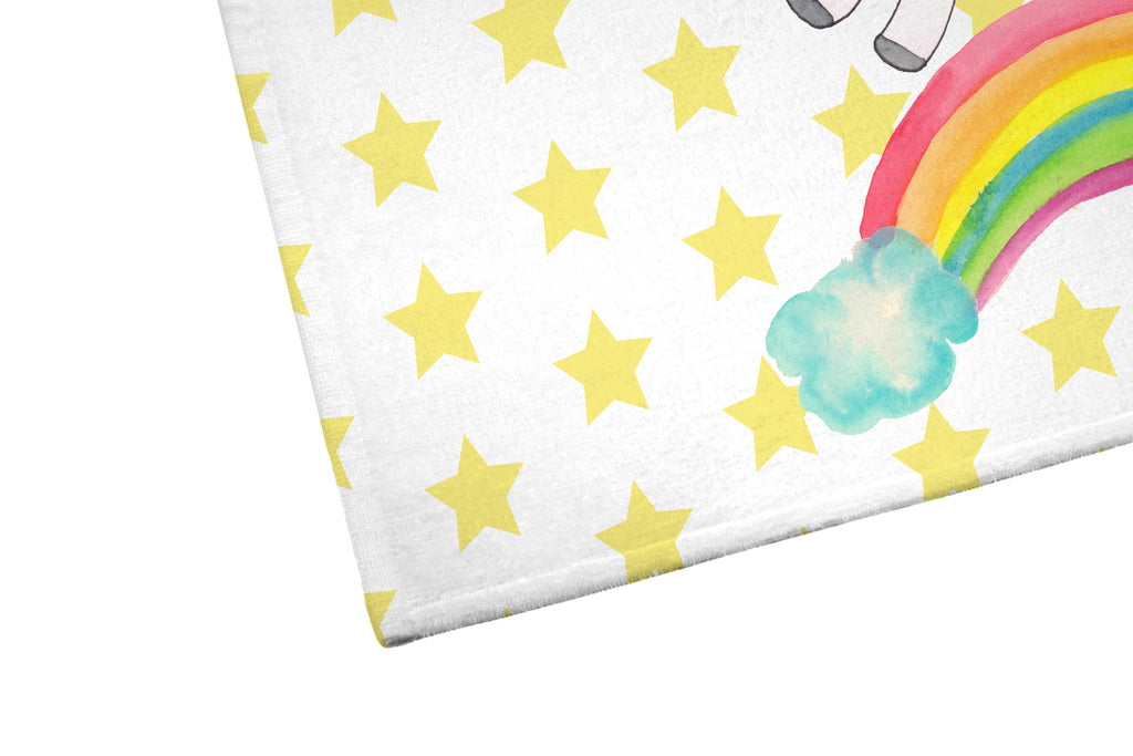 Gäste Handtuch Einhorn Regenbogen Gästetuch, Reisehandtuch, Sport Handtuch, Frottier, Kinder Handtuch, Einhorn, Einhörner, Einhorn Deko, Pegasus, Unicorn, Regenbogen, Glitzer, Einhornpower, Erwachsenwerden, Einhornautobahn