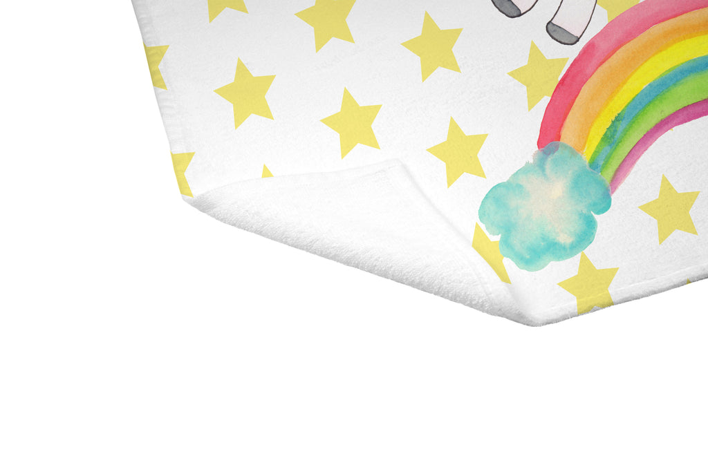 Gäste Handtuch Einhorn Regenbogen Gästetuch, Reisehandtuch, Sport Handtuch, Frottier, Kinder Handtuch, Einhorn, Einhörner, Einhorn Deko, Pegasus, Unicorn, Regenbogen, Glitzer, Einhornpower, Erwachsenwerden, Einhornautobahn