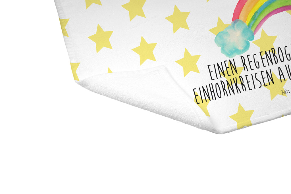 Gäste Handtuch Einhorn Regenbogen Gästetuch, Reisehandtuch, Sport Handtuch, Frottier, Kinder Handtuch, Einhorn, Einhörner, Einhorn Deko, Pegasus, Unicorn, Regenbogen, Glitzer, Einhornpower, Erwachsenwerden, Einhornautobahn