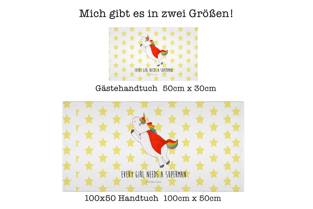 Gäste Handtuch Einhorn Super Gästetuch, Reisehandtuch, Sport Handtuch, Frottier, Kinder Handtuch, Einhorn, Einhörner, Einhorn Deko, Pegasus, Unicorn, Traummann, Superheld, Held, Freundin, Geschenk, Girl, Mädchen