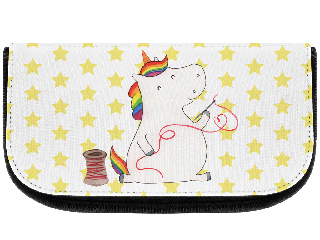Kosmetiktasche Einhorn Näherin Kosmetikbeutel, Kulturtasche, Kulturbeutel, Schminktasche, Make-Up Tasche, Einhorn, Einhörner, Einhorn Deko, Pegasus, Unicorn, Näherin, nähen, Mädchen, Freundin, Häkeln, Stricken, basteln, Nähzimmer