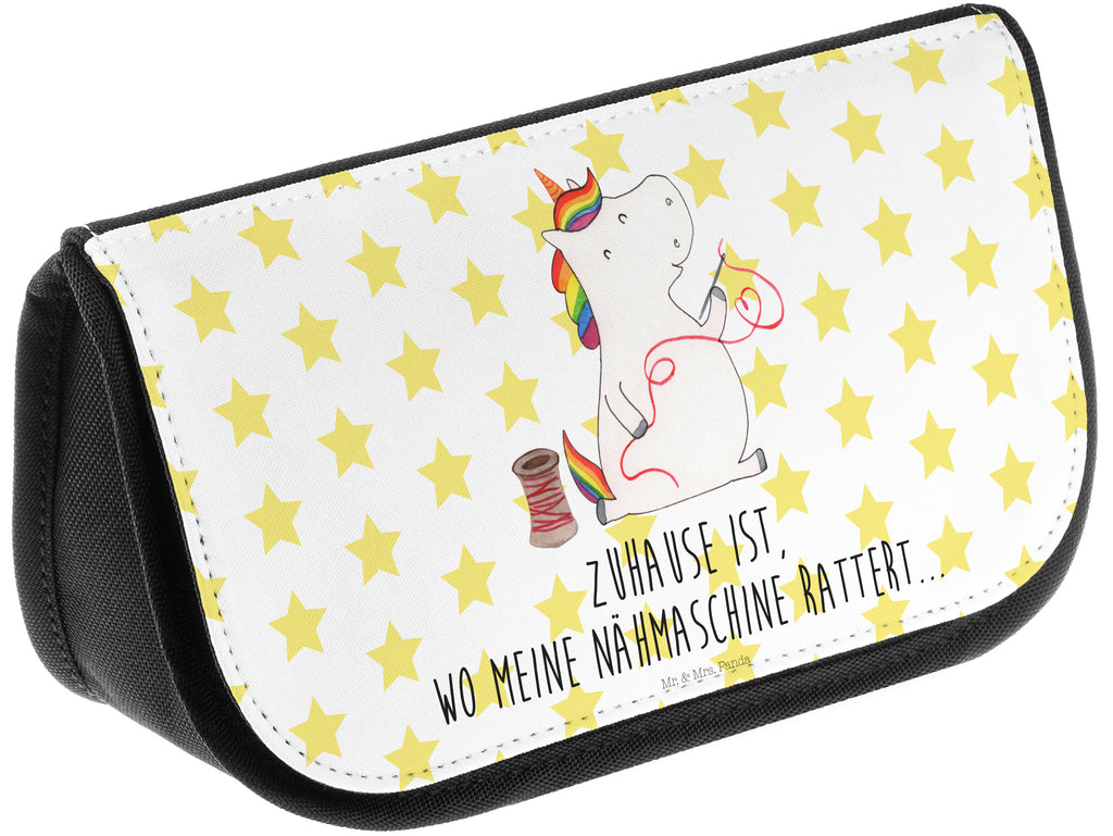 Kosmetiktasche Einhorn Näherin Kosmetikbeutel, Kulturtasche, Kulturbeutel, Schminktasche, Make-Up Tasche, Einhorn, Einhörner, Einhorn Deko, Pegasus, Unicorn, Näherin, nähen, Mädchen, Freundin, Häkeln, Stricken, basteln, Nähzimmer