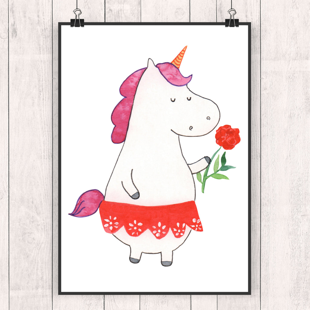 Poster Einhorn Dame Poster, Wandposter, Bild, Wanddeko, Küchenposter, Kinderposter, Wanddeko Bild, Raumdekoration, Wanddekoration, Handgemaltes Poster, Mr. & Mrs. Panda Poster, Designposter, Kunstdruck, Posterdruck, Einhorn, Einhörner, Einhorn Deko, Pegasus, Unicorn, Dame, Lady, feine Dame, Freundin, Frau, Bachelor, Bachelorette, Abfuhr, Schluss machen, Trennung