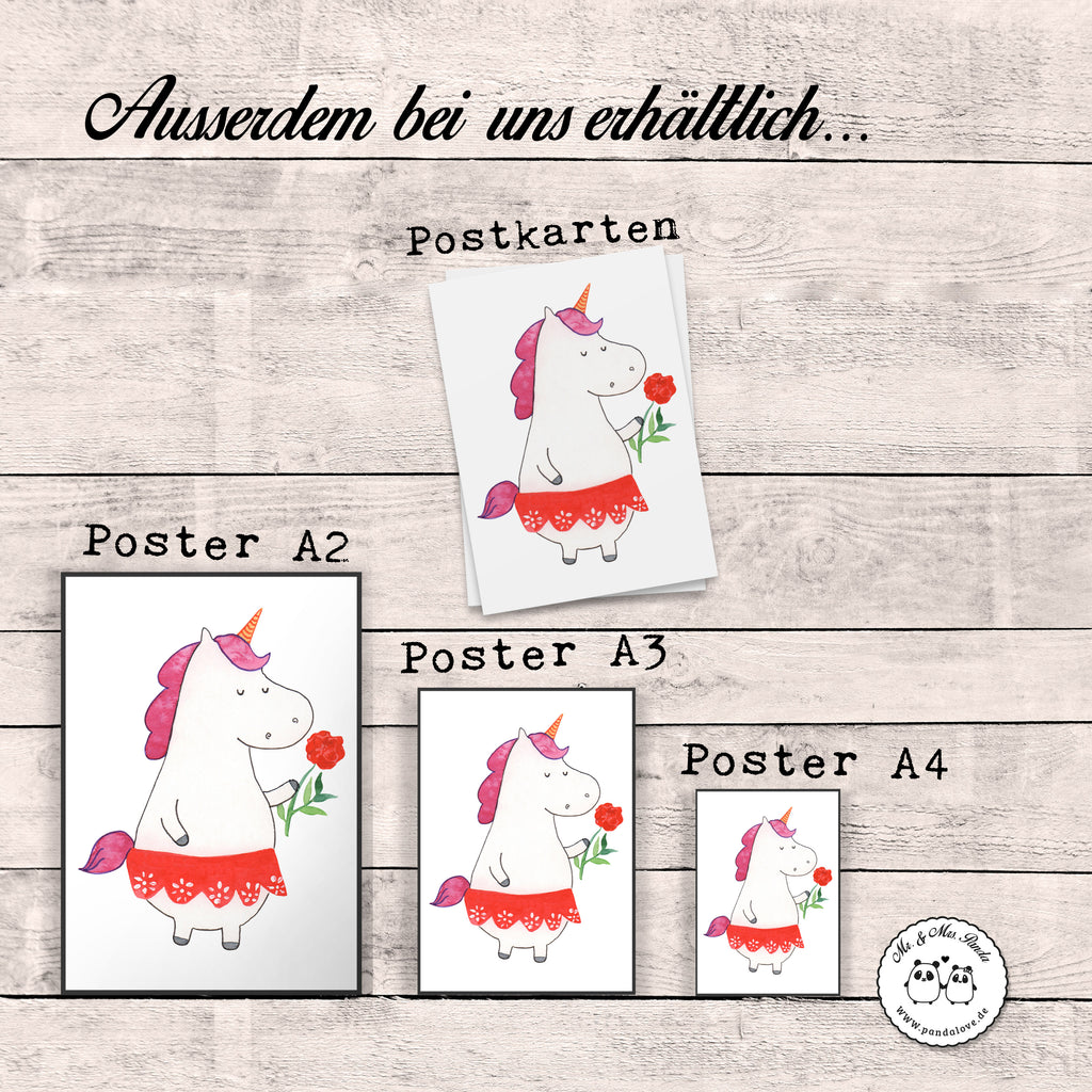 Poster Einhorn Dame Poster, Wandposter, Bild, Wanddeko, Küchenposter, Kinderposter, Wanddeko Bild, Raumdekoration, Wanddekoration, Handgemaltes Poster, Mr. & Mrs. Panda Poster, Designposter, Kunstdruck, Posterdruck, Einhorn, Einhörner, Einhorn Deko, Pegasus, Unicorn, Dame, Lady, feine Dame, Freundin, Frau, Bachelor, Bachelorette, Abfuhr, Schluss machen, Trennung