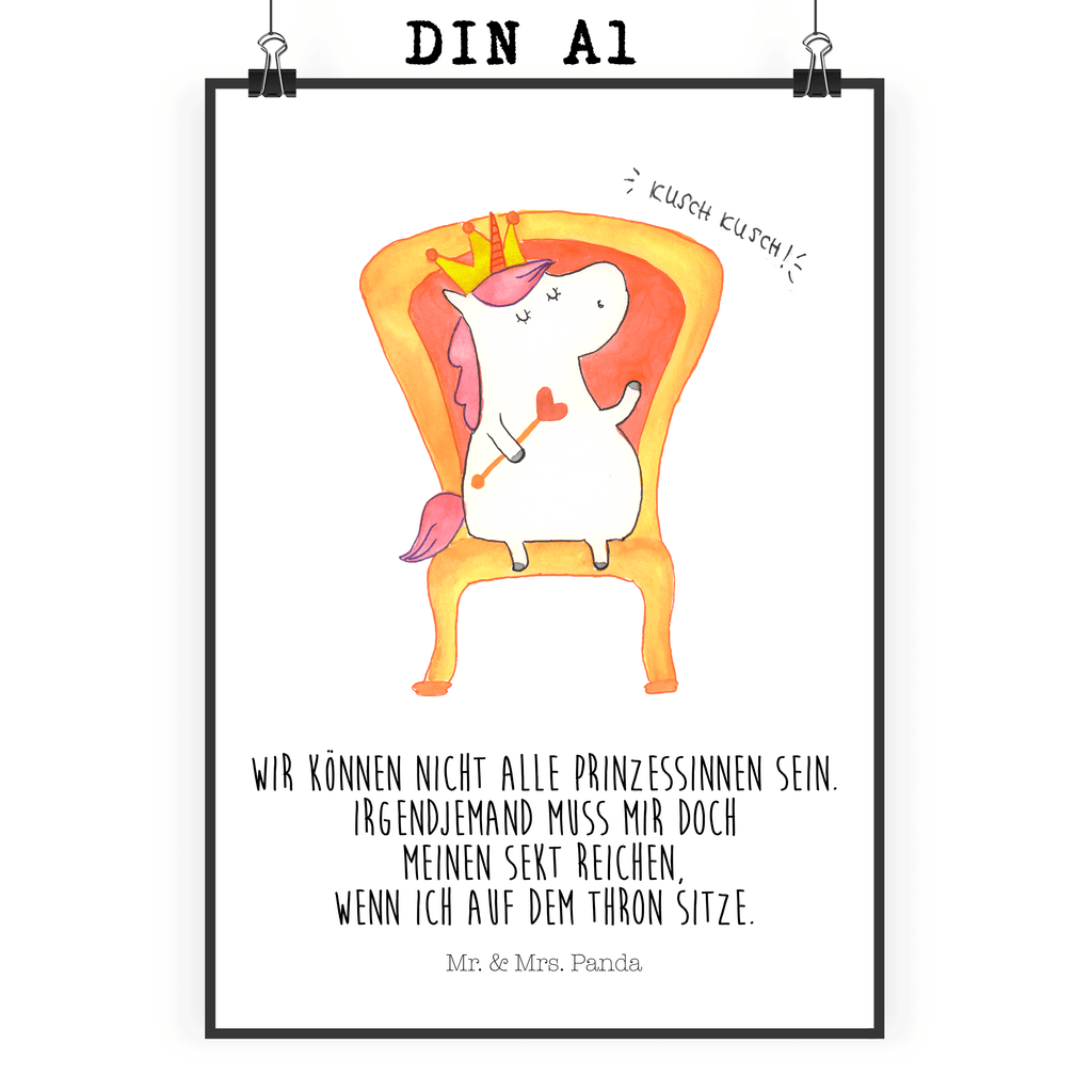 Poster Einhorn Prinzessin Poster, Wandposter, Bild, Wanddeko, Küchenposter, Kinderposter, Wanddeko Bild, Raumdekoration, Wanddekoration, Handgemaltes Poster, Mr. & Mrs. Panda Poster, Designposter, Kunstdruck, Posterdruck, Einhorn, Einhörner, Einhorn Deko, Pegasus, Unicorn, Geburtstag, Prinzessin, Geburtstagsgeschenk, Geschenk, Monat