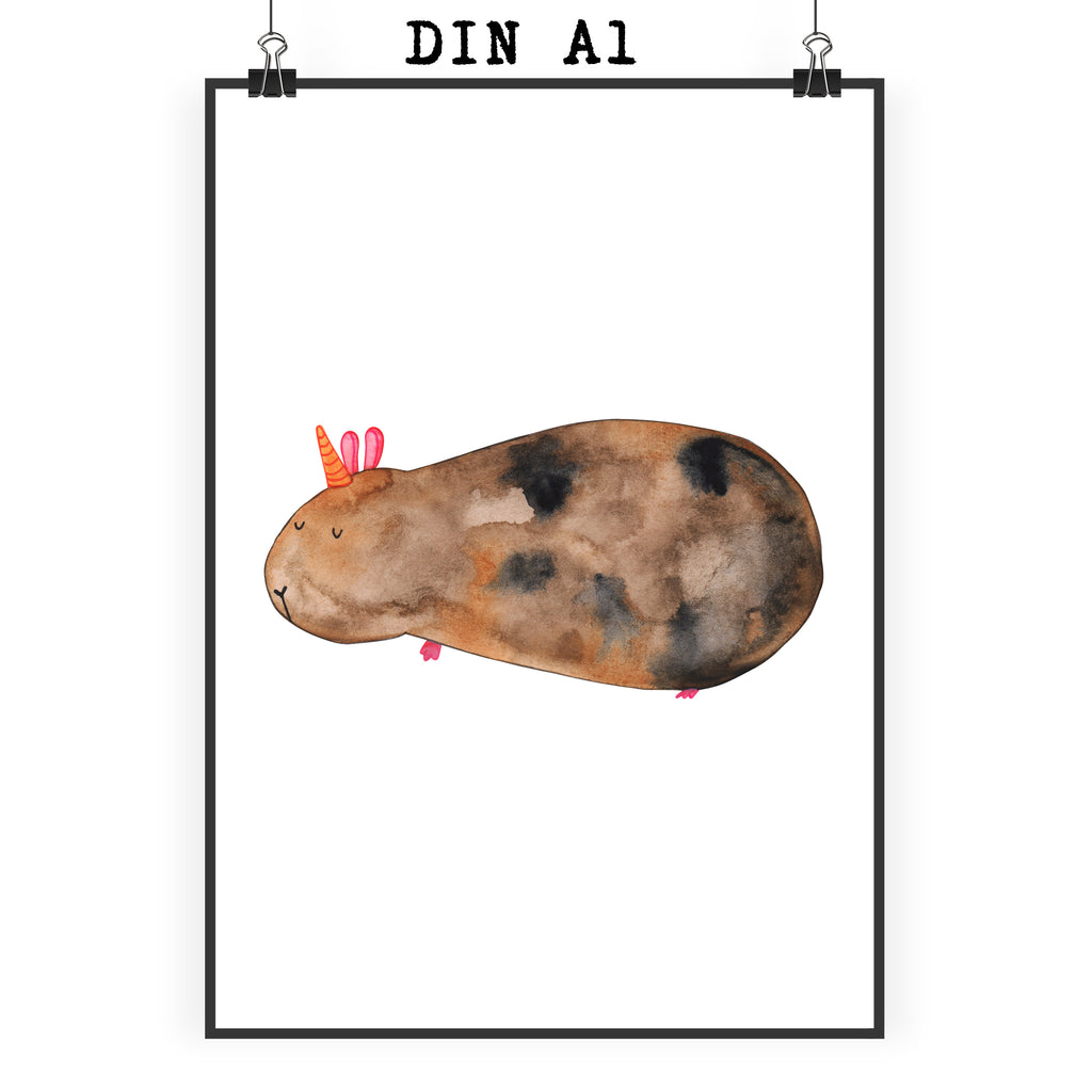 Poster Meerhörnchen Poster, Wandposter, Bild, Wanddeko, Küchenposter, Kinderposter, Wanddeko Bild, Raumdekoration, Wanddekoration, Handgemaltes Poster, Mr. & Mrs. Panda Poster, Designposter, Kunstdruck, Posterdruck, Einhorn, Einhörner, Einhorn Deko, Pegasus, Unicorn, Meerhörnchen, Meericorn, Meerschwein, Meerschweinchen