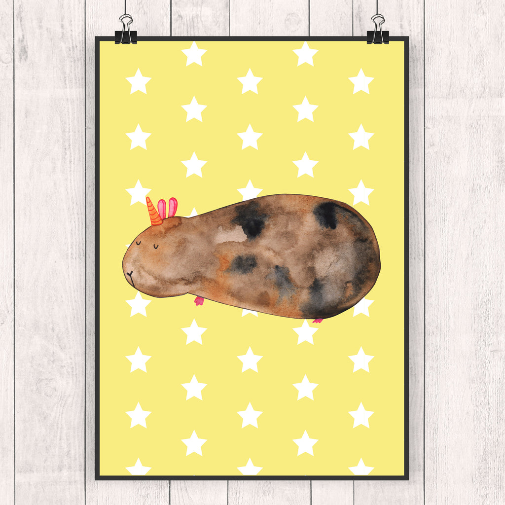Poster Meerhörnchen Poster, Wandposter, Bild, Wanddeko, Küchenposter, Kinderposter, Wanddeko Bild, Raumdekoration, Wanddekoration, Handgemaltes Poster, Mr. & Mrs. Panda Poster, Designposter, Kunstdruck, Posterdruck, Einhorn, Einhörner, Einhorn Deko, Pegasus, Unicorn, Meerhörnchen, Meericorn, Meerschwein, Meerschweinchen