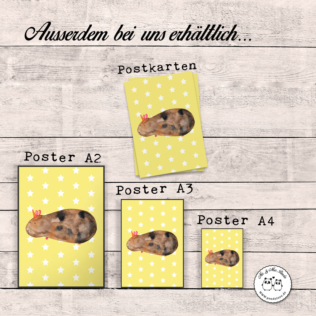 Poster Meerhörnchen Poster, Wandposter, Bild, Wanddeko, Küchenposter, Kinderposter, Wanddeko Bild, Raumdekoration, Wanddekoration, Handgemaltes Poster, Mr. & Mrs. Panda Poster, Designposter, Kunstdruck, Posterdruck, Einhorn, Einhörner, Einhorn Deko, Pegasus, Unicorn, Meerhörnchen, Meericorn, Meerschwein, Meerschweinchen