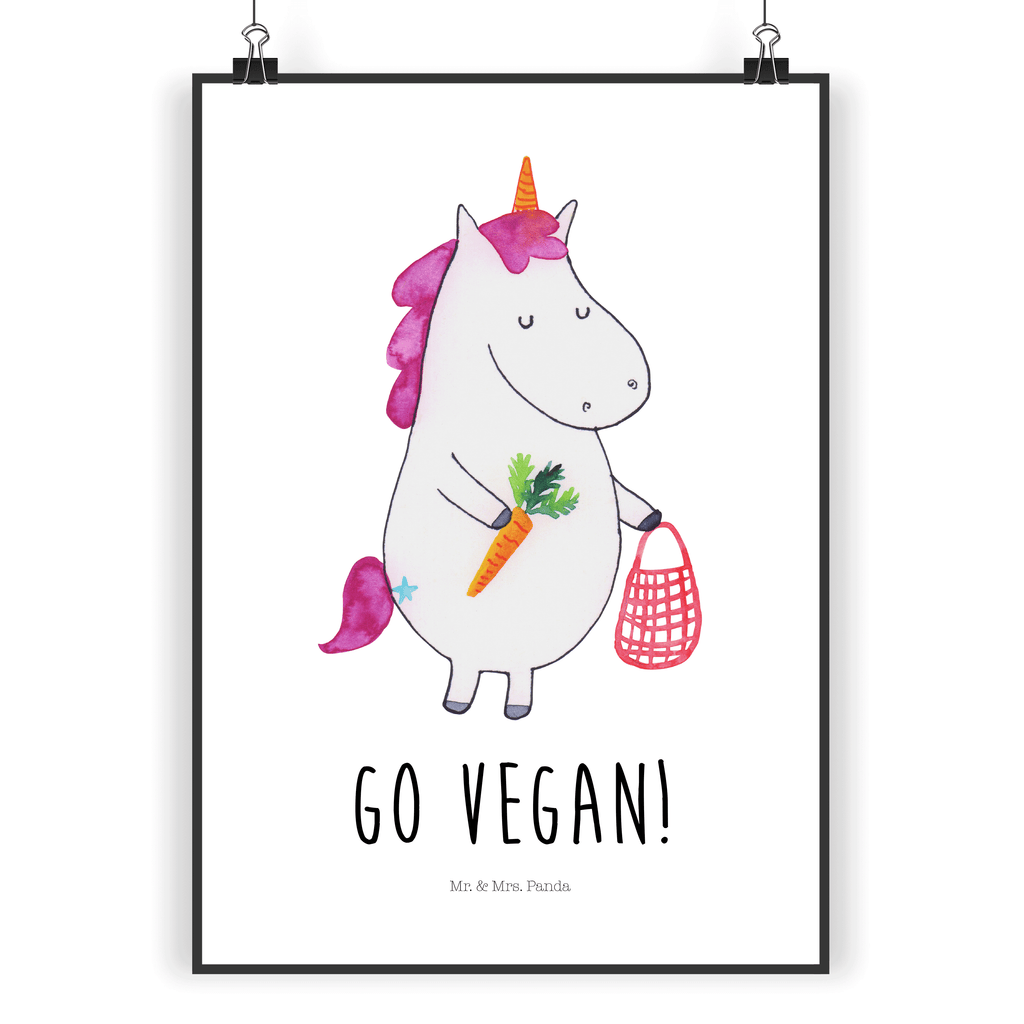 Poster Einhorn Vegan Poster, Wandposter, Bild, Wanddeko, Küchenposter, Kinderposter, Wanddeko Bild, Raumdekoration, Wanddekoration, Handgemaltes Poster, Mr. & Mrs. Panda Poster, Designposter, Kunstdruck, Posterdruck, Einhorn, Einhörner, Einhorn Deko, Pegasus, Unicorn, vegan, Gesund leben, Vegetariar, Rohkost, Gesund essen, Veganismus, Veganer