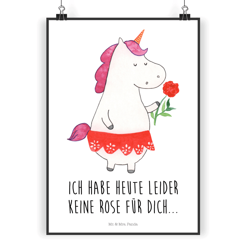 Poster Einhorn Dame Poster, Wandposter, Bild, Wanddeko, Küchenposter, Kinderposter, Wanddeko Bild, Raumdekoration, Wanddekoration, Handgemaltes Poster, Mr. & Mrs. Panda Poster, Designposter, Kunstdruck, Posterdruck, Einhorn, Einhörner, Einhorn Deko, Pegasus, Unicorn, Dame, Lady, feine Dame, Freundin, Frau, Bachelor, Bachelorette, Abfuhr, Schluss machen, Trennung