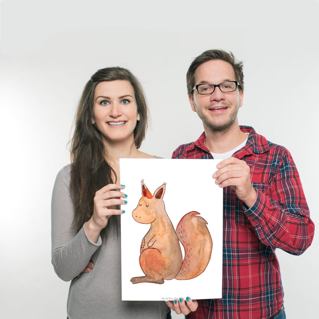 Poster Einhörnchen Glaube Poster, Wandposter, Bild, Wanddeko, Küchenposter, Kinderposter, Wanddeko Bild, Raumdekoration, Wanddekoration, Handgemaltes Poster, Mr. & Mrs. Panda Poster, Designposter, Kunstdruck, Posterdruck, Einhorn, Einhörner, Einhorn Deko, Pegasus, Unicorn, Einhörnchen, Eichhörnchen, Eichhorn
