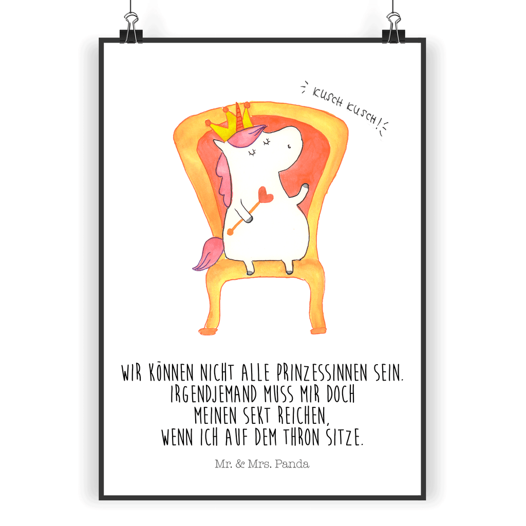 Poster Einhorn Prinzessin Poster, Wandposter, Bild, Wanddeko, Küchenposter, Kinderposter, Wanddeko Bild, Raumdekoration, Wanddekoration, Handgemaltes Poster, Mr. & Mrs. Panda Poster, Designposter, Kunstdruck, Posterdruck, Einhorn, Einhörner, Einhorn Deko, Pegasus, Unicorn, Geburtstag, Prinzessin, Geburtstagsgeschenk, Geschenk, Monat